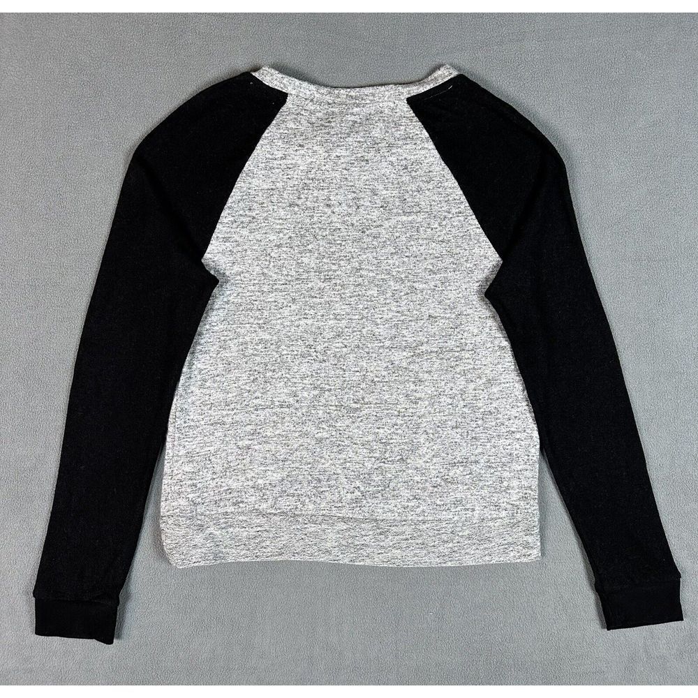 DC United Fanatics Shirt Womens Medium Grey Raglan Sleeve MLS Soccer‎ New - Picture 2 of 10